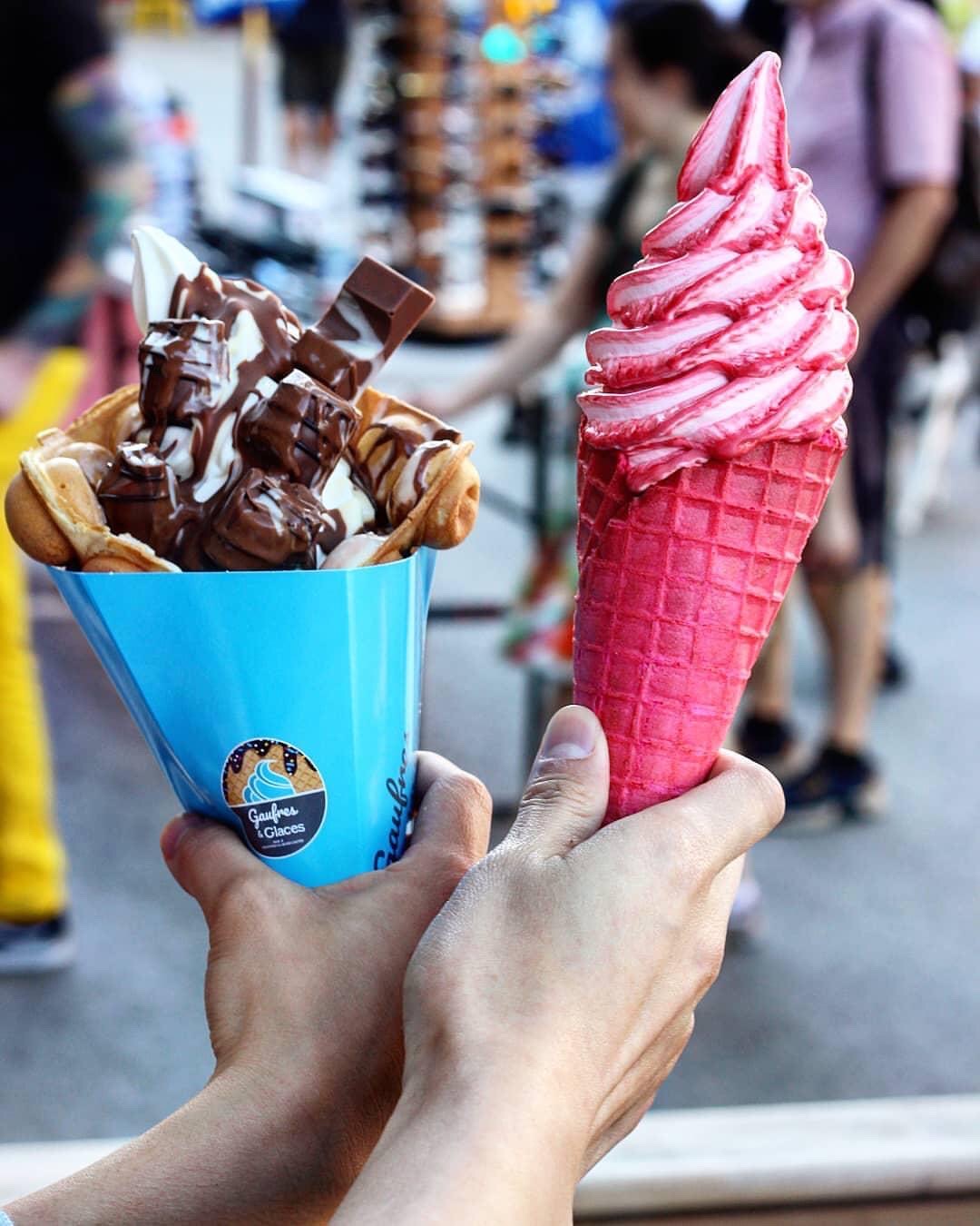 Gauffres et Glace