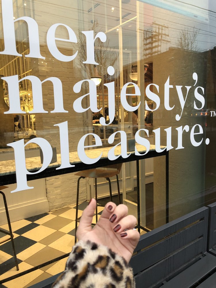 Majesty’s Pleasure is where fun and beauty meets pleasure. And a great cocktail (or three).